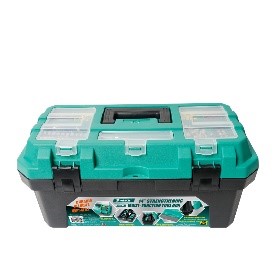 Strengthening Multi-FunctionTool Box With Removable Tote Tray
