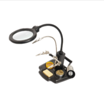 Soldering Helping Hand with LED Magnifier
