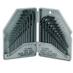 30Pcs Metric & Inch Combination Hex Key Set