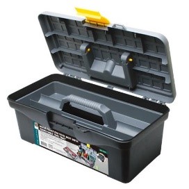 Multi-function Tool Box with Removable Tobe Tray (O.D.:315x175x130mm)
