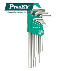 9Pcs Long Arm Hex Key Set(1.5,2,2.5,3,4,5,6,8,10mm)