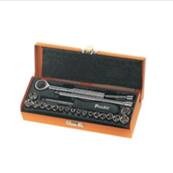 23Pcs 1/4" Driver Socket Set