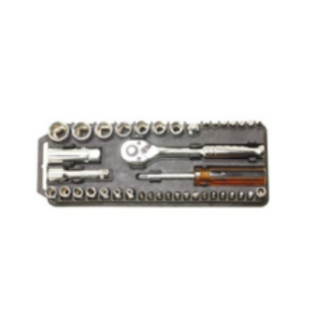 40Pcs Socket & Screwdriver Set